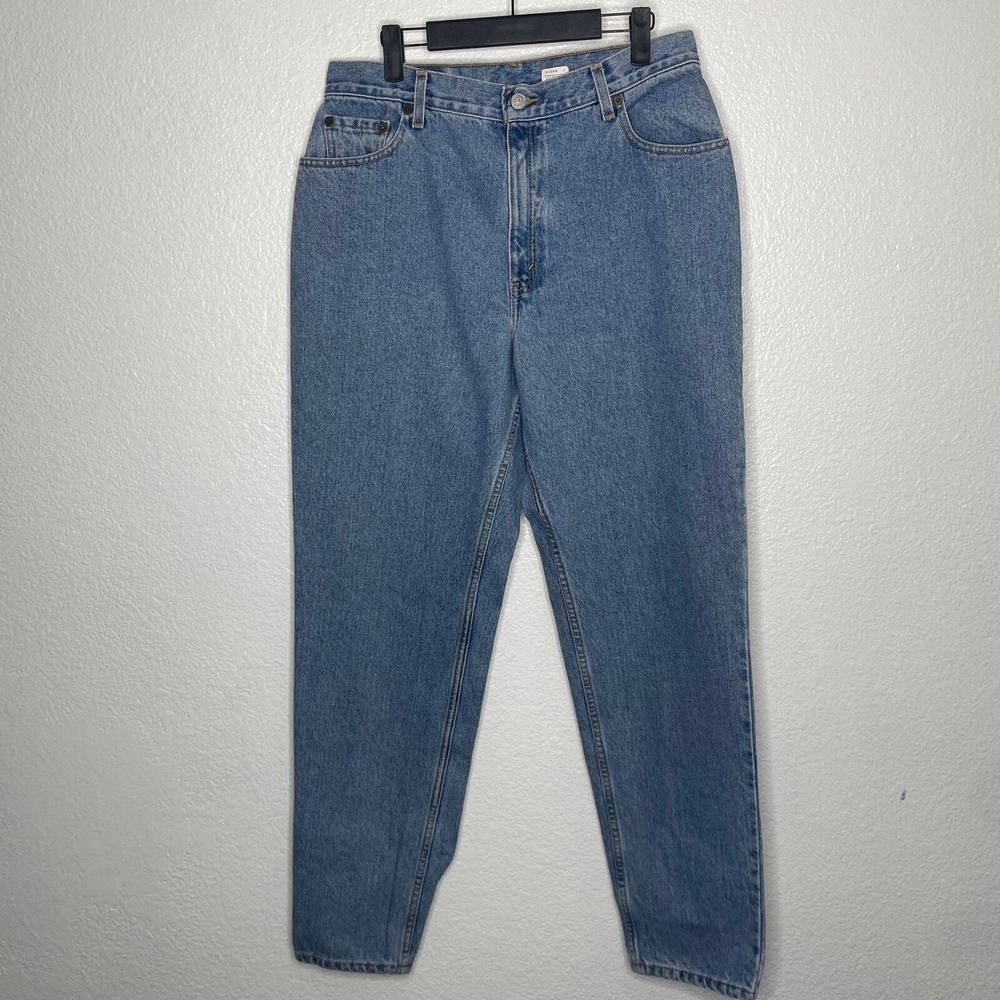 Vintage Levis 550 Relaxed Fit Tapered Leg Jeans Medium Wash Blue Denim 14 MIS L